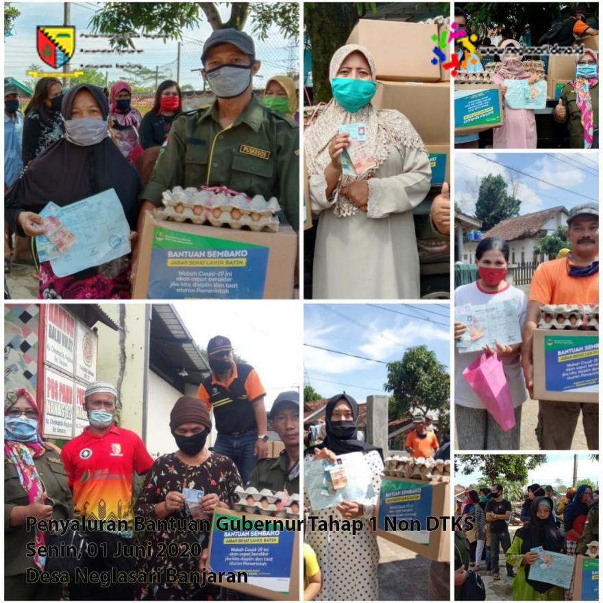 PENYALURAN BANTUAN GUBERNUR TAHAP 1 NON DTKS